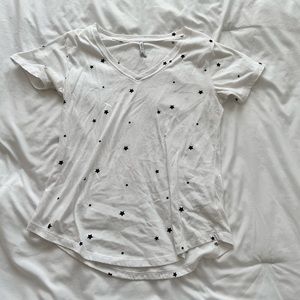 Z-Supply White V-Neck with stars!
